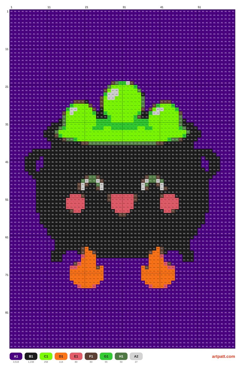 Kawaii Halloween cauldron cross stitch pattern