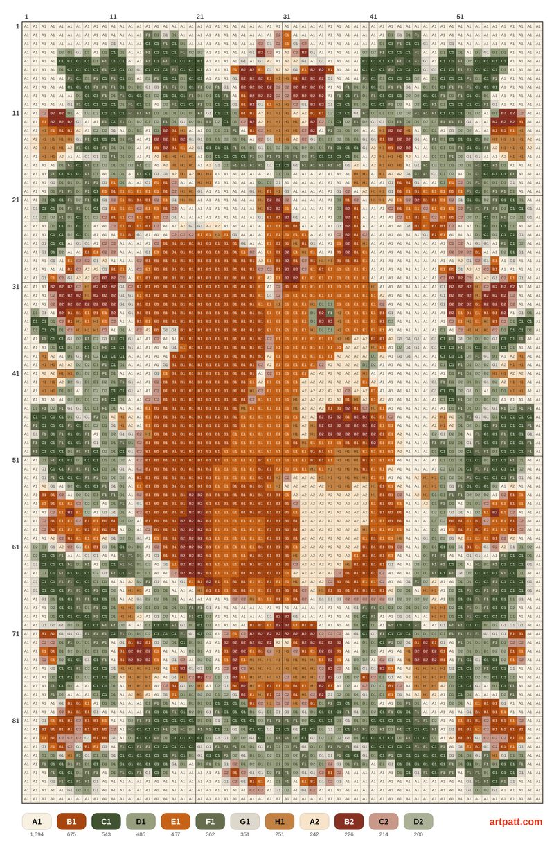 Folk Squirrel with an Acorn