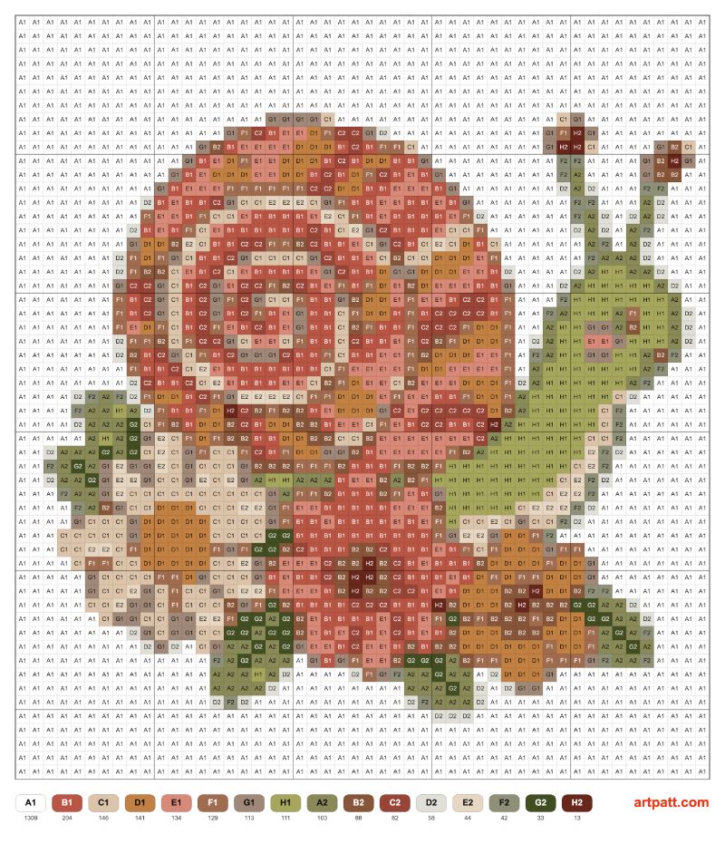 Free Embroidery Snail Pattern — Floral Spiral Shell 50×55