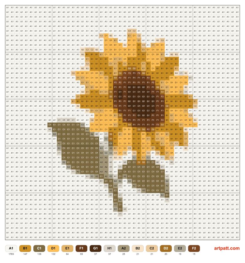 Free Cross Stitch Sunflower Pattern — Folk Garden 50×50