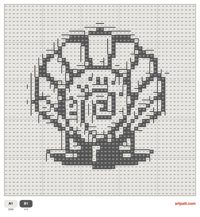 Free Blackwork Seashell Pattern — Coastal Spiral Shell 50×50