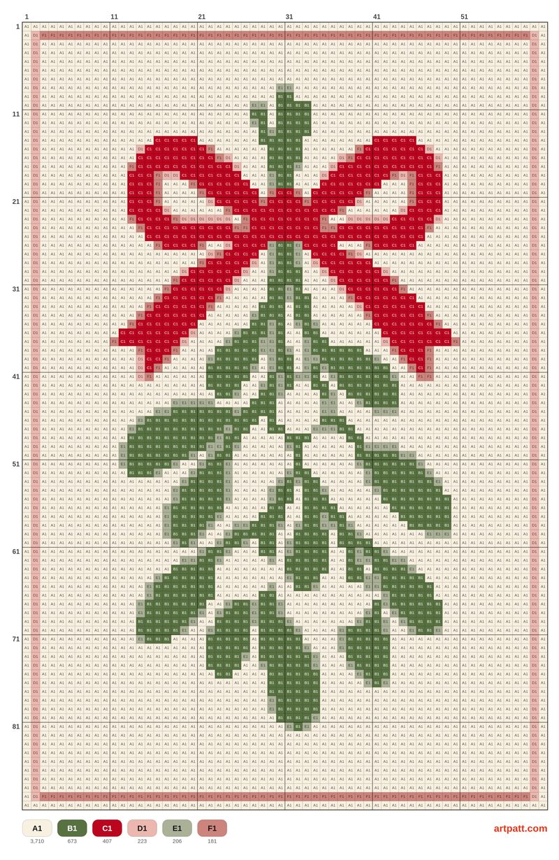 Mistletoe Cross Stitch Pattern