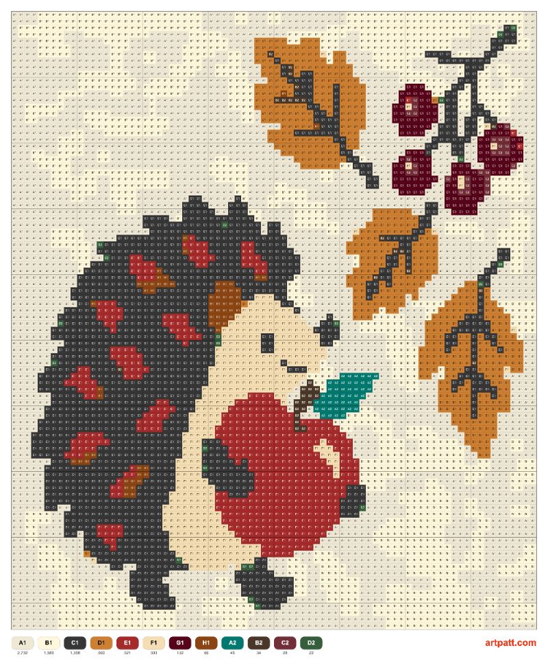 Early Autumn Hedgehog Beside a Large Apple