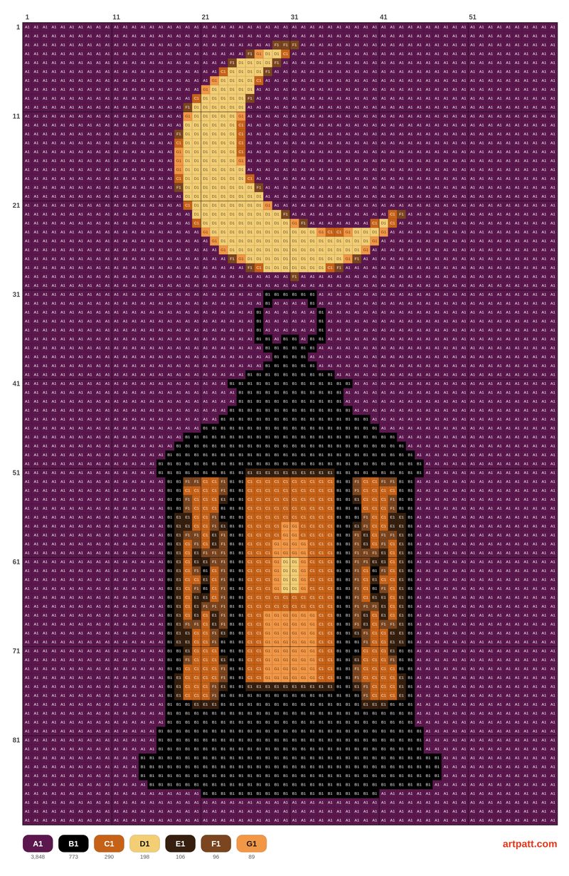 Halloween Lantern & Crescent Moon Cross Stitch Pattern