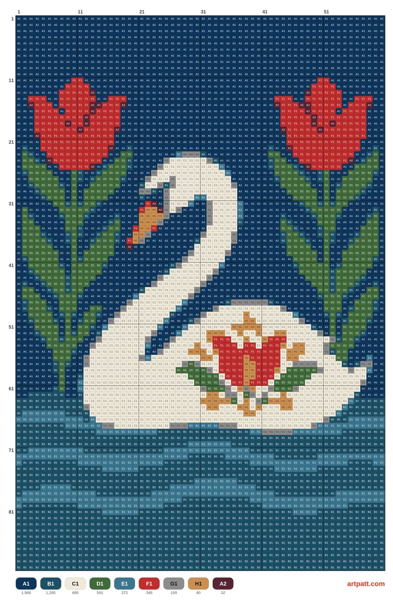 Folk Swan with Tulips