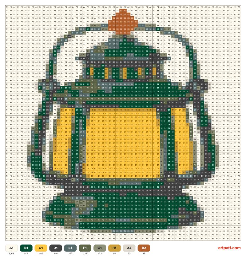 Vintage Lantern — 64×64, 10 colors