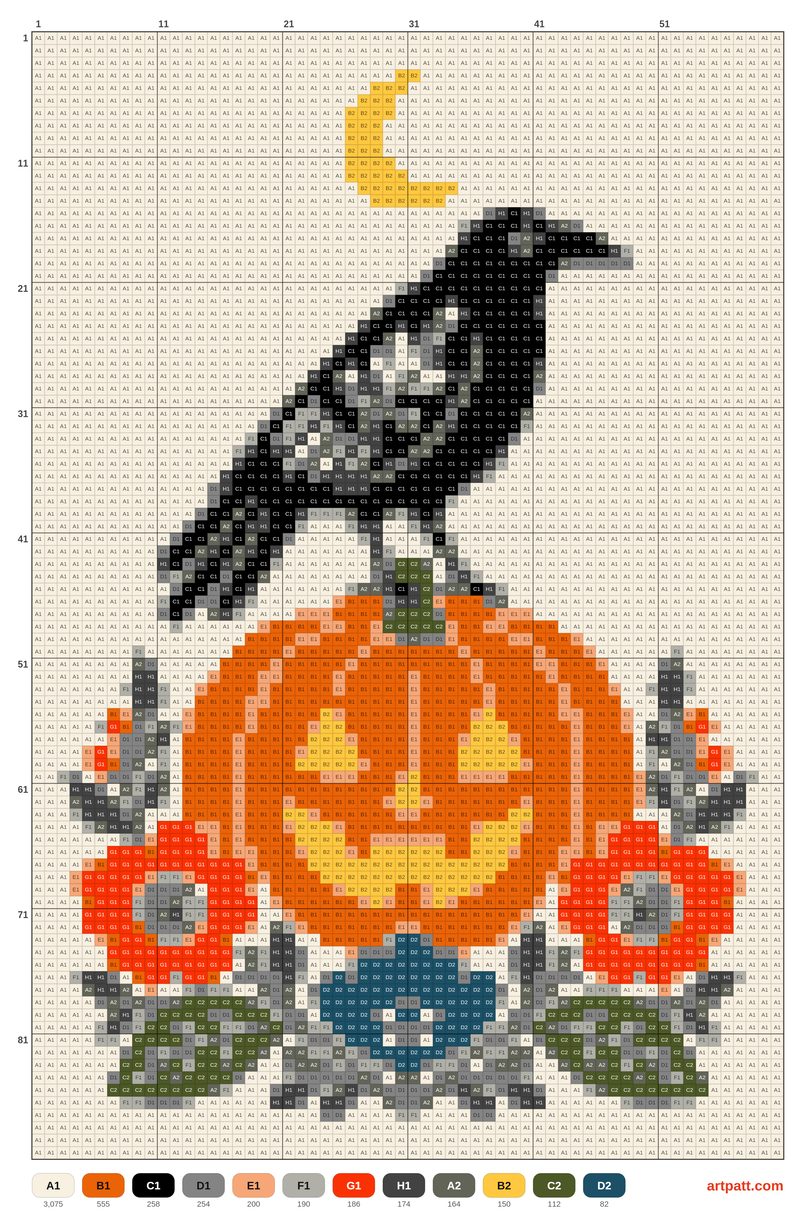 Folk Crow on a Jack-o'-Lantern