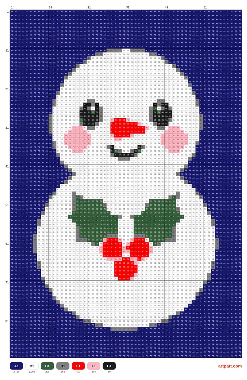 Kawaii Snowman Christmas Cross Stitch
