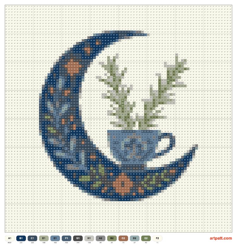 Moonlit Blue Teacup