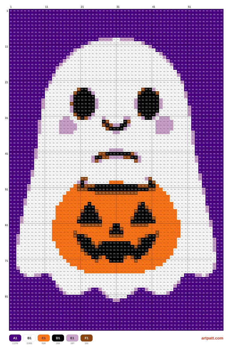 Halloween Ghost Cross Stitch Pattern, Kawaii Trick or Treat
